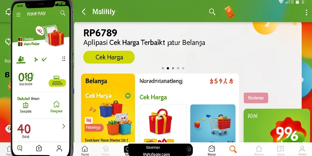 Tampilan antarmuka pengguna RP6789 untuk cek harga produk.